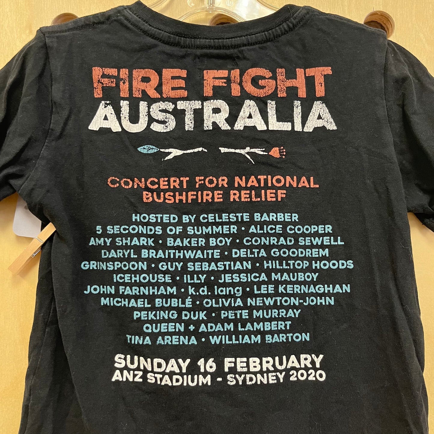 Black Fire Fight Australia Tee
