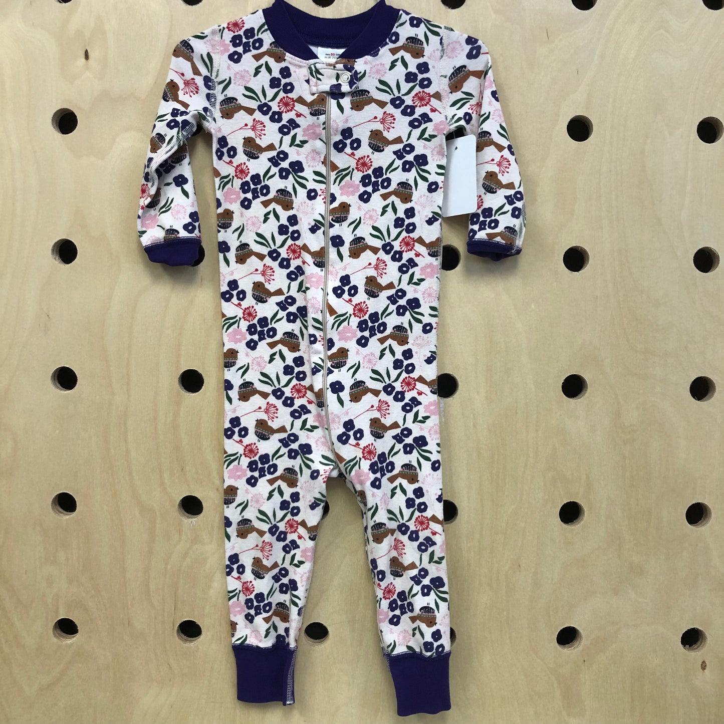 Plum Floral Sleeper