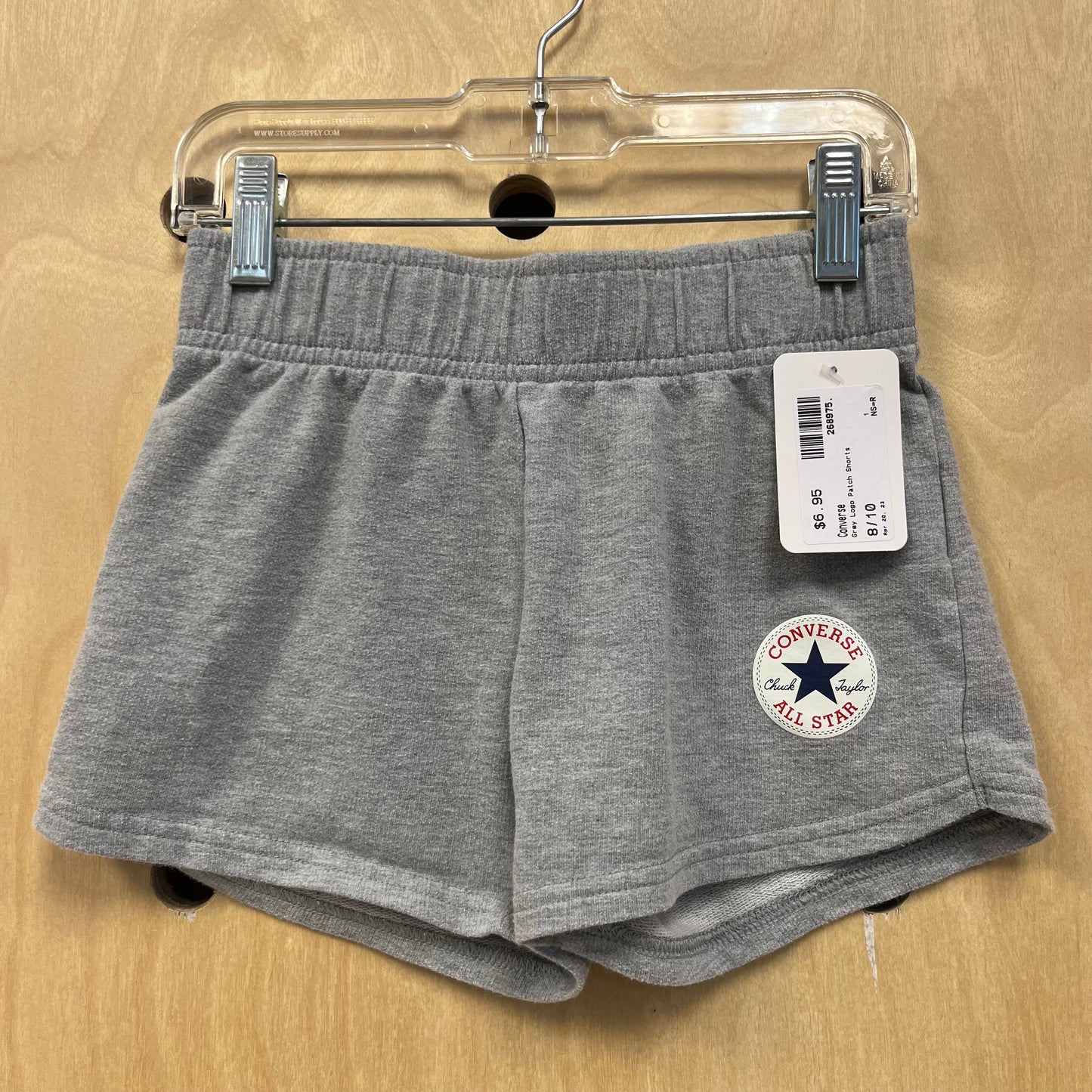 Grey Logo Patch Shorts