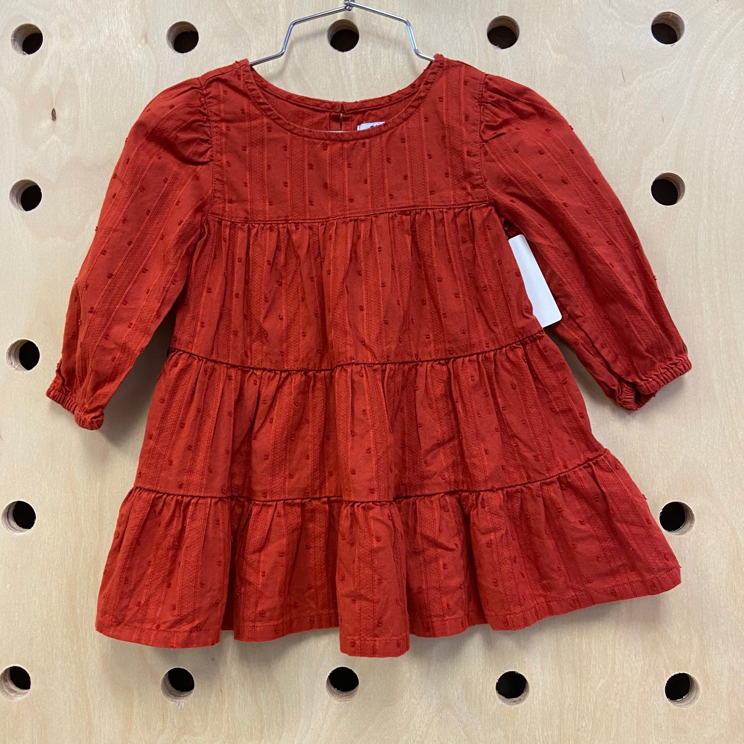 Rust Orange Texture Dress