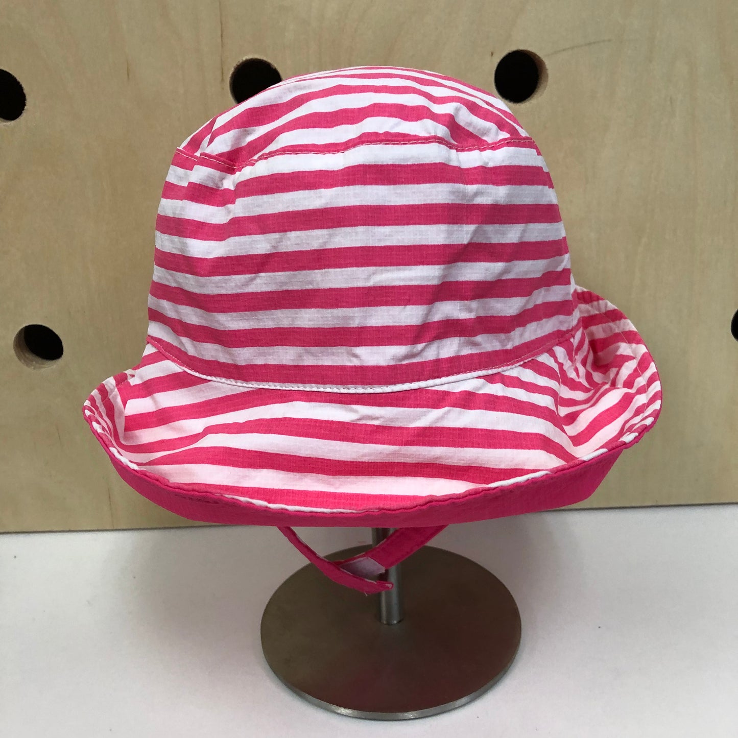 Pink Striped Sun Hat