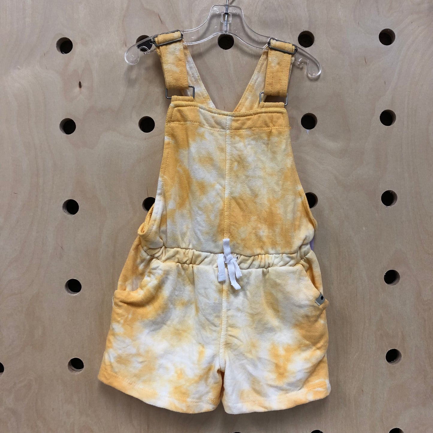 Yellow Tie Dye Soft Shortalls
