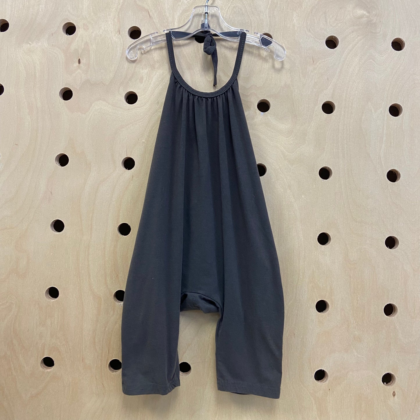 Grey Halter Tie Jumper