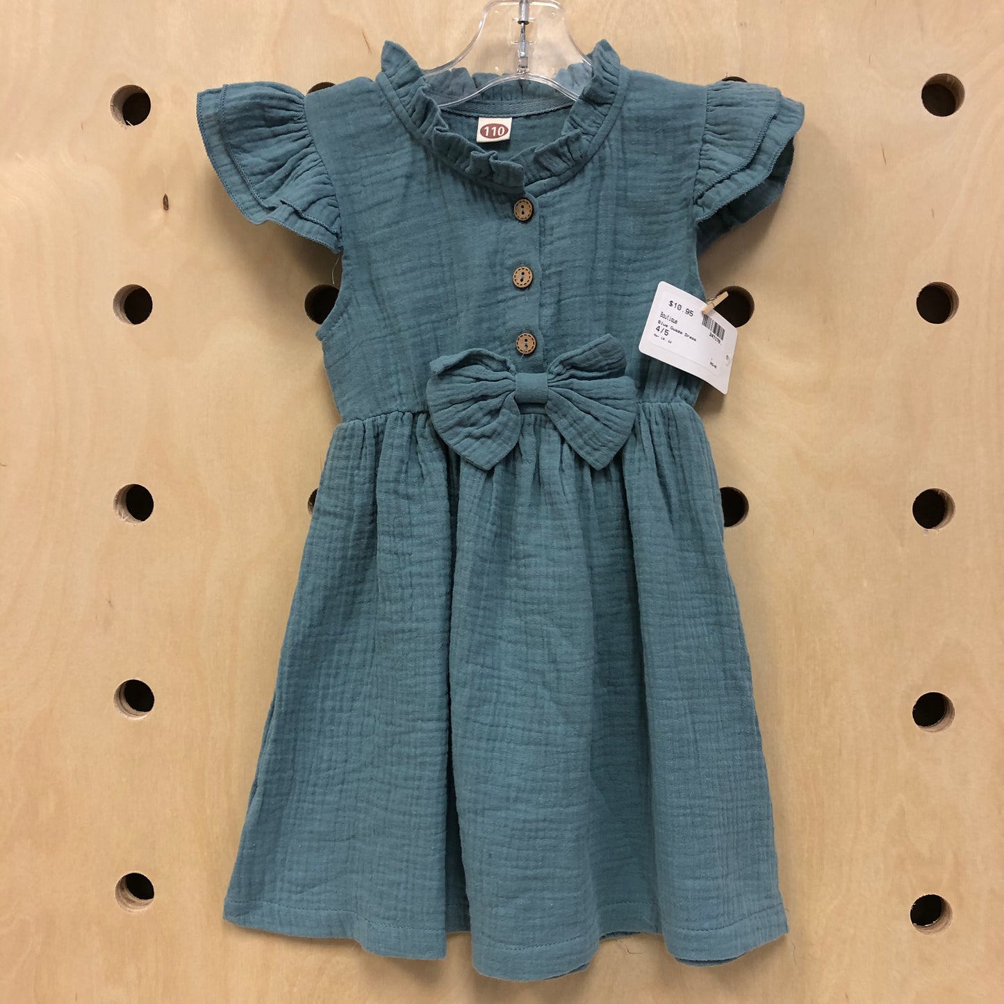 Blue Gauze Dress
