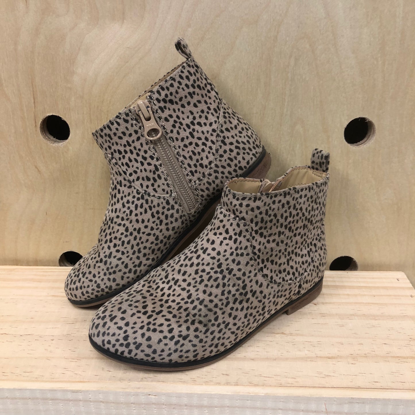 Taupe Animal Print Booties
