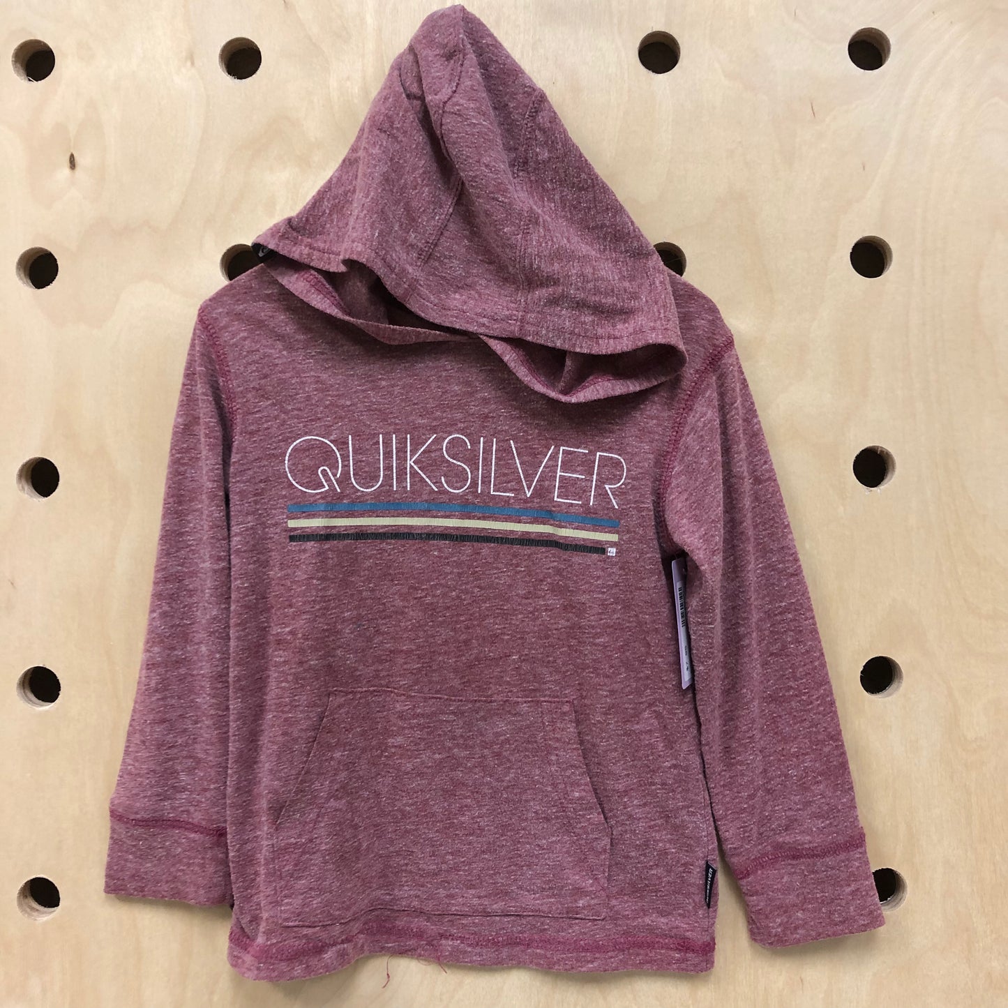 Red Heathered Hoodie Tee