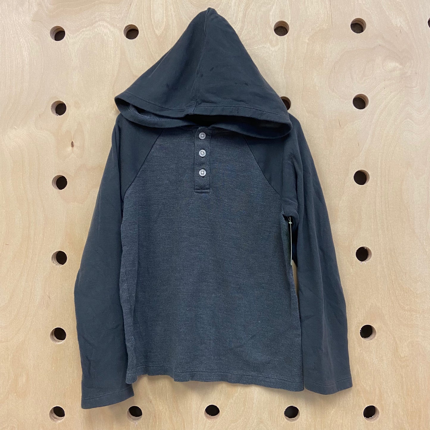 Grey Hooded Henley