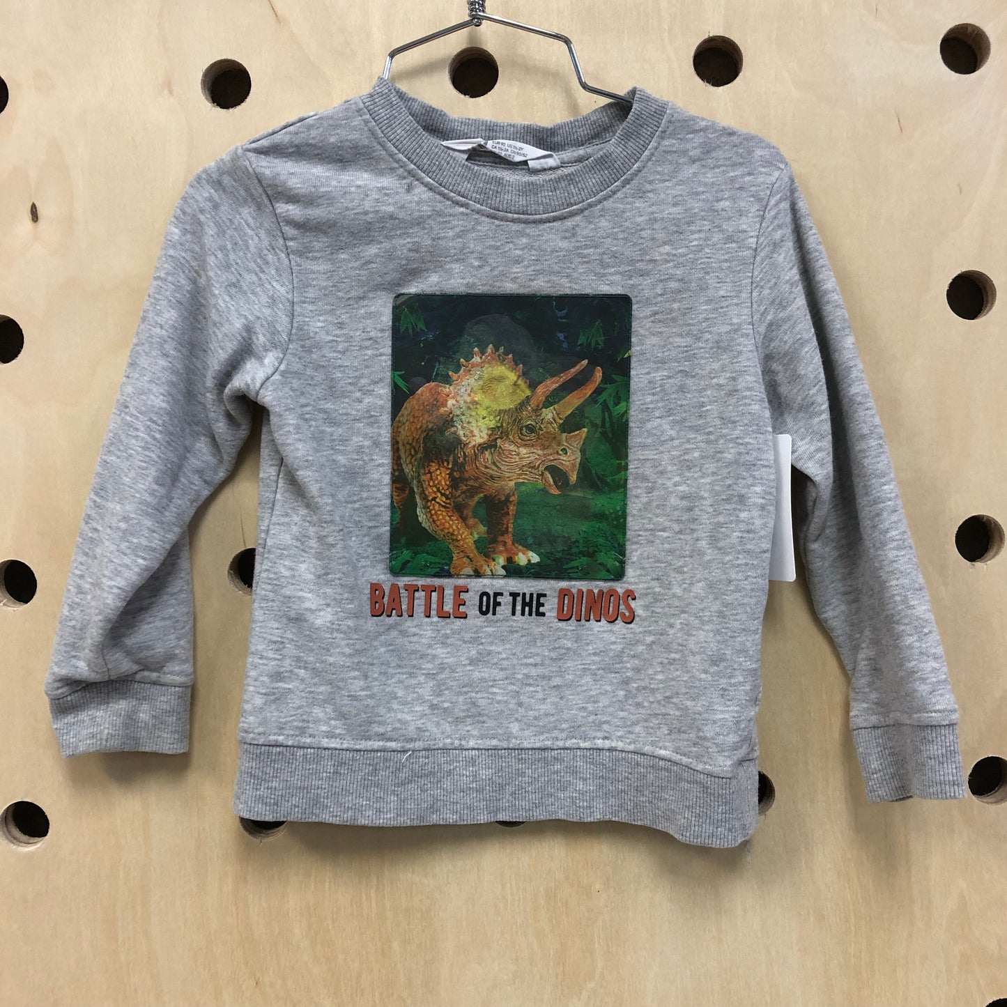 Grey Battle Dinos Pullover