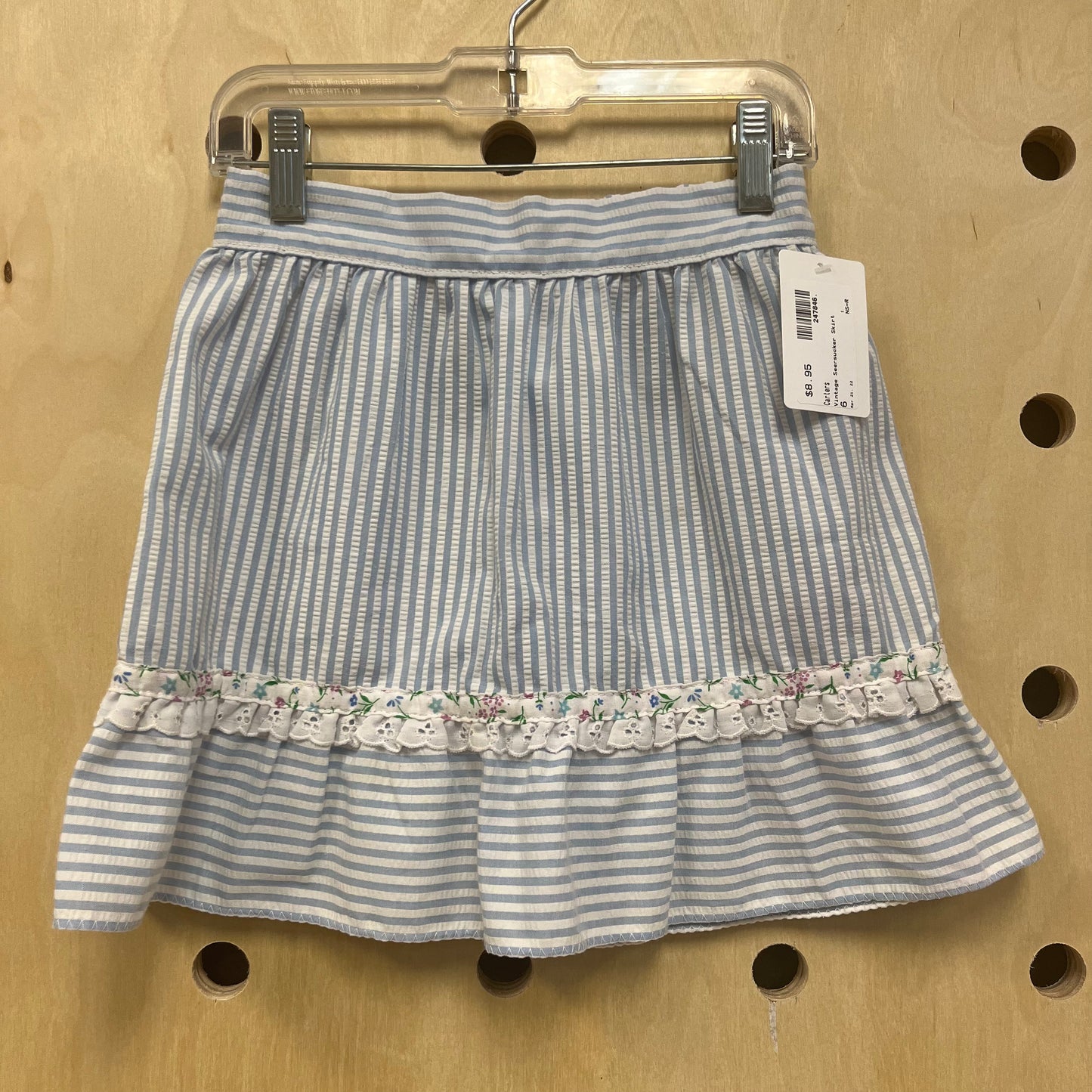 Vintage Seersucker Skirt