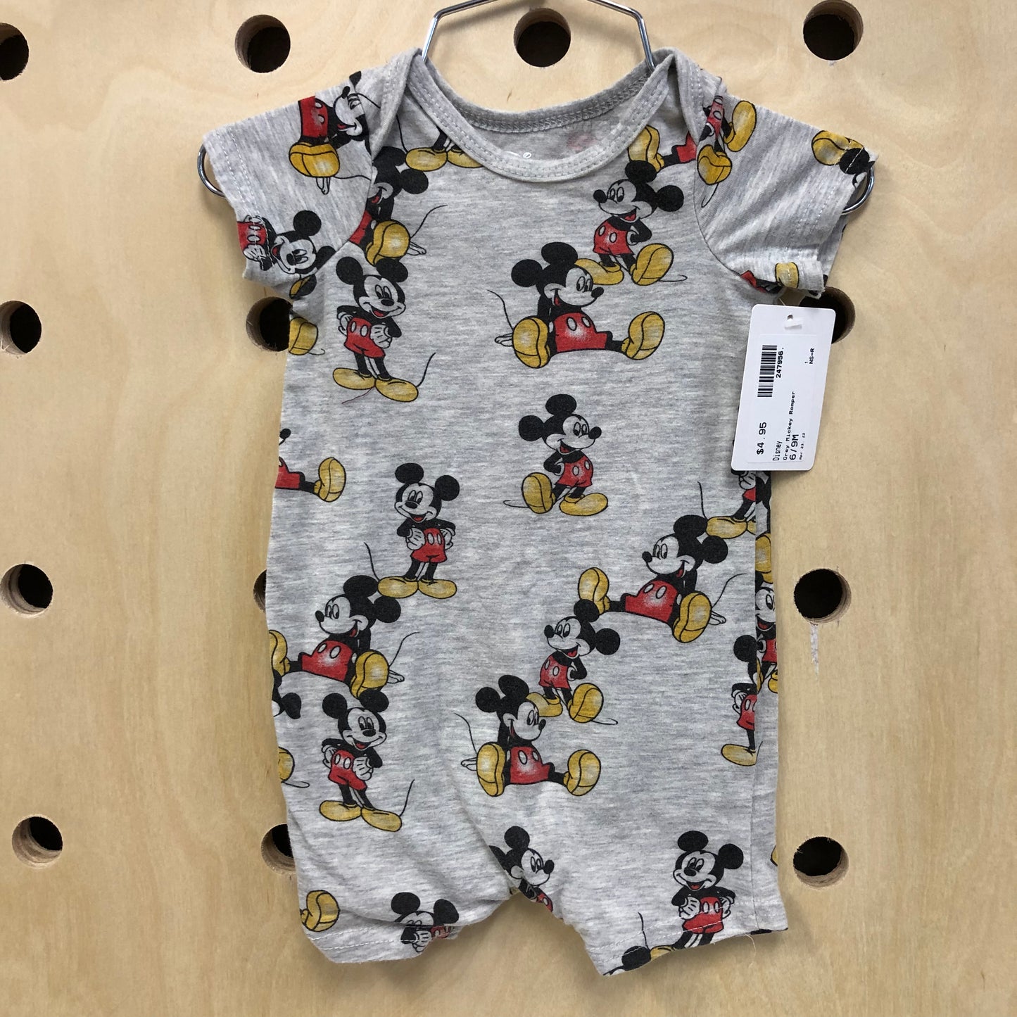 Grey Mickey Romper
