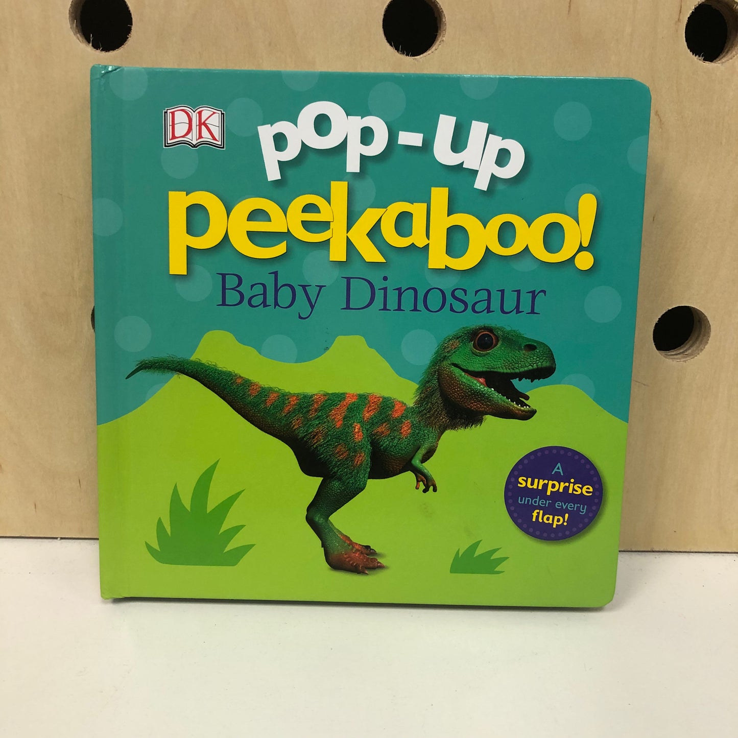 Pop Up Dino Peek a Book