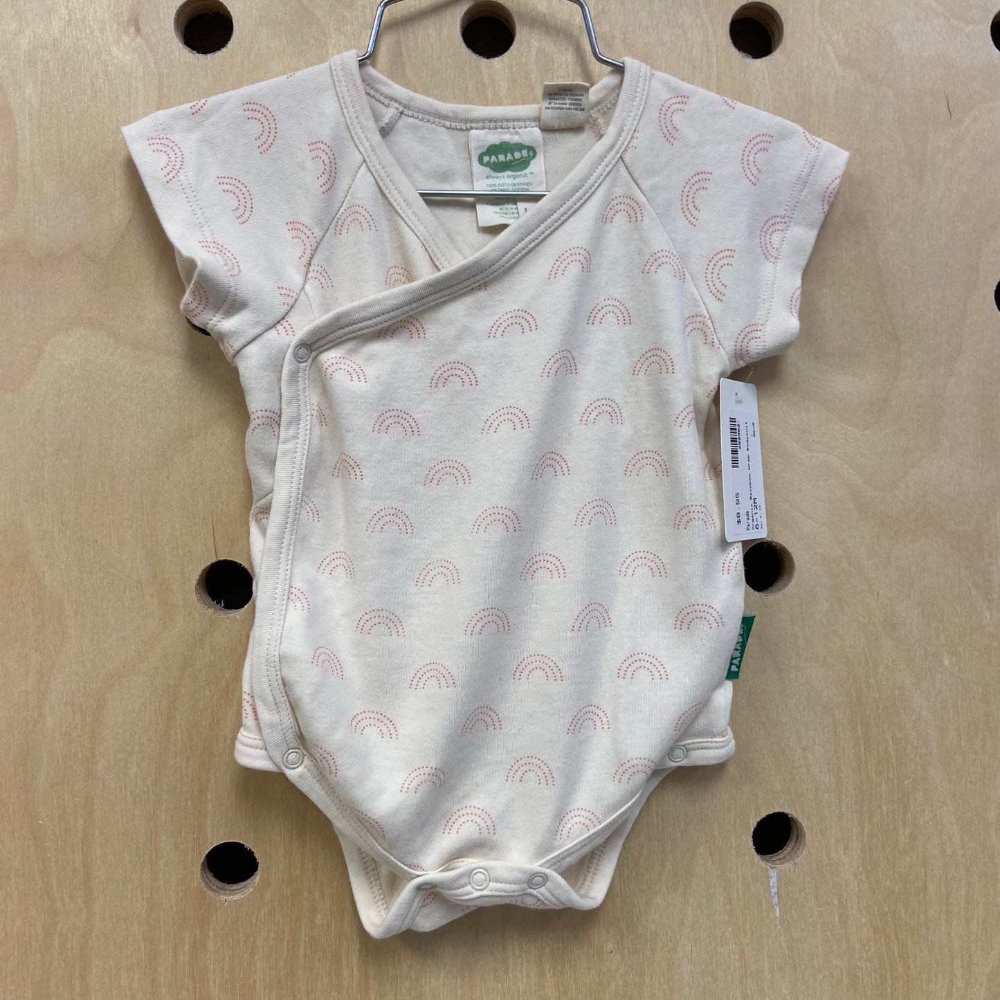 Organic Rainbow Wrap Bodysuit