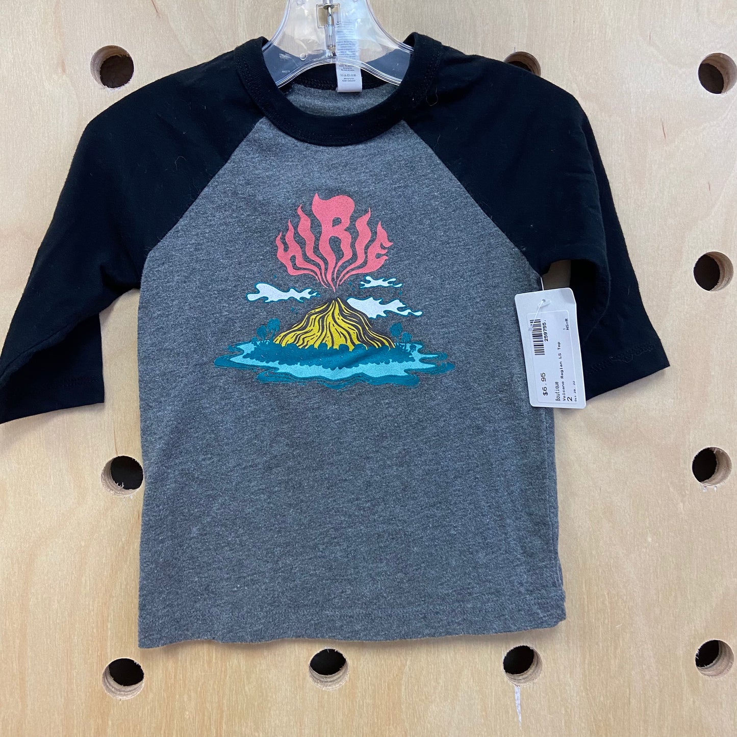 Volcano Raglan LS Top