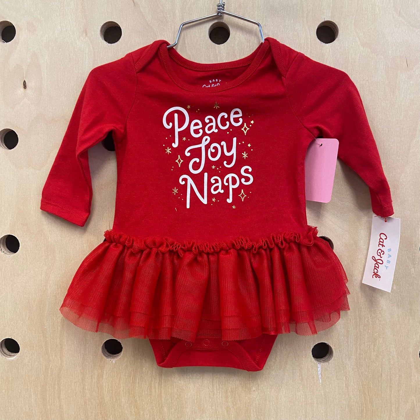 Peace Joy & Naps Romper NEW!