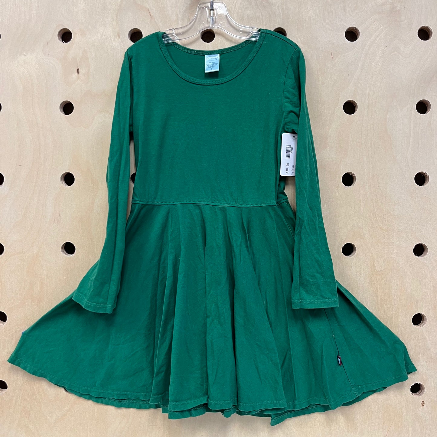 Green LS Dress