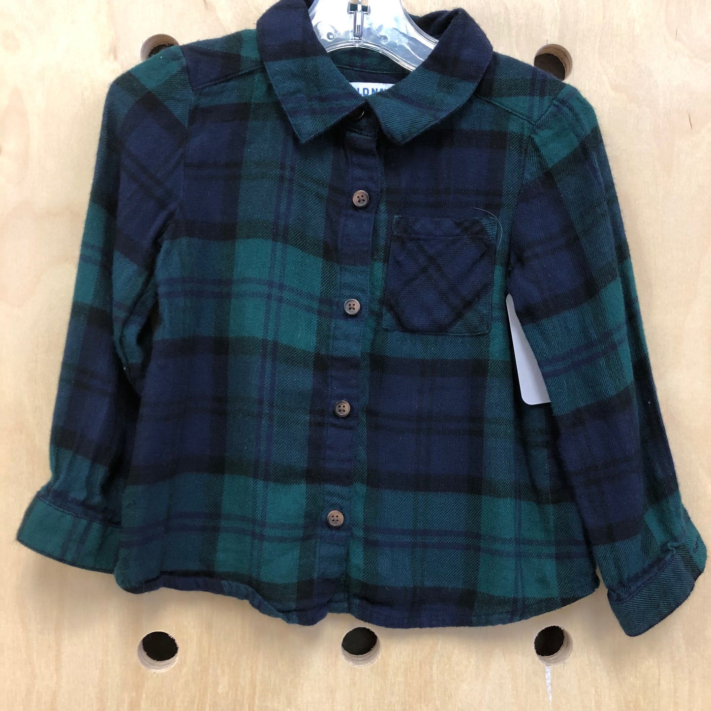 Green + Blue Flannel