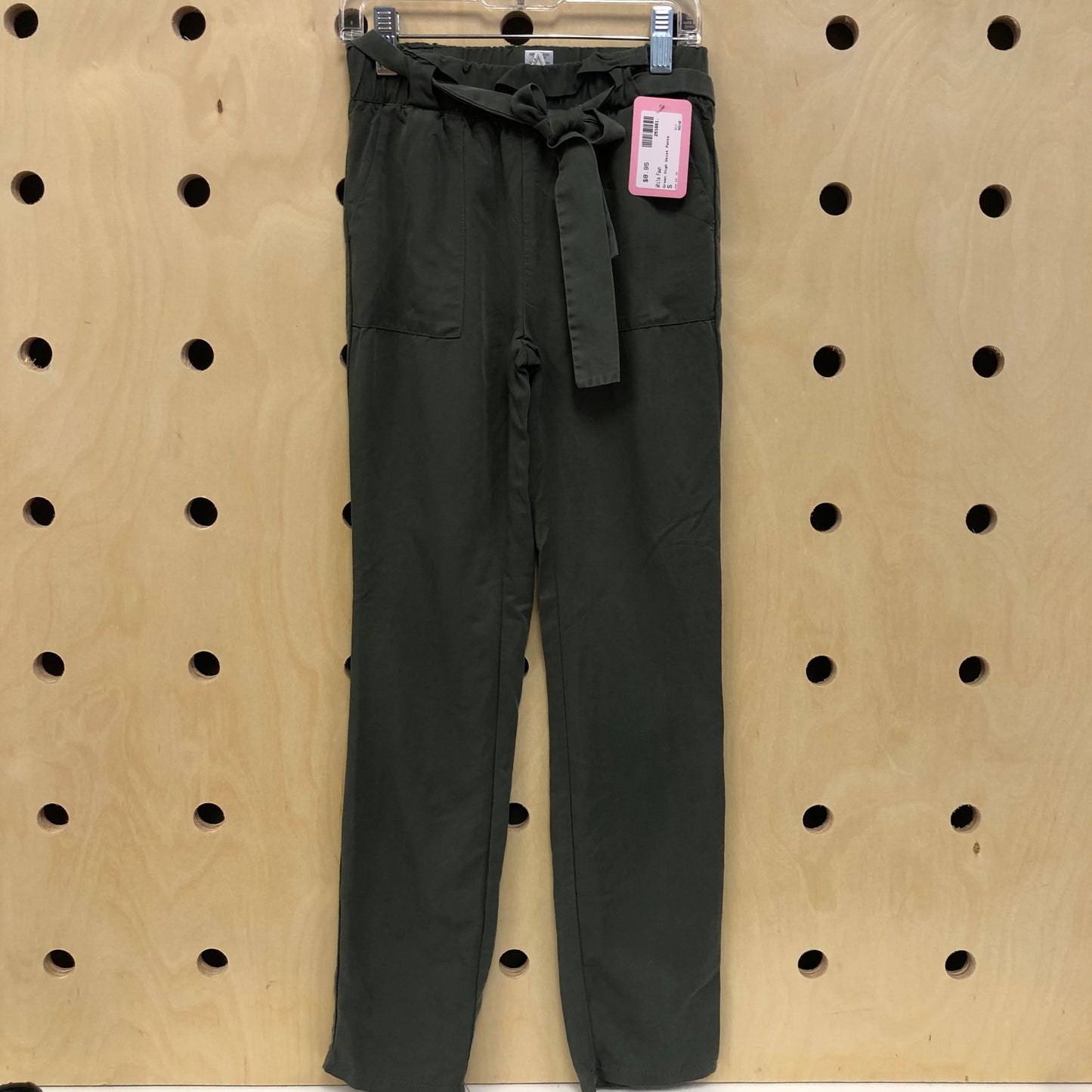 Green High Waist Pants