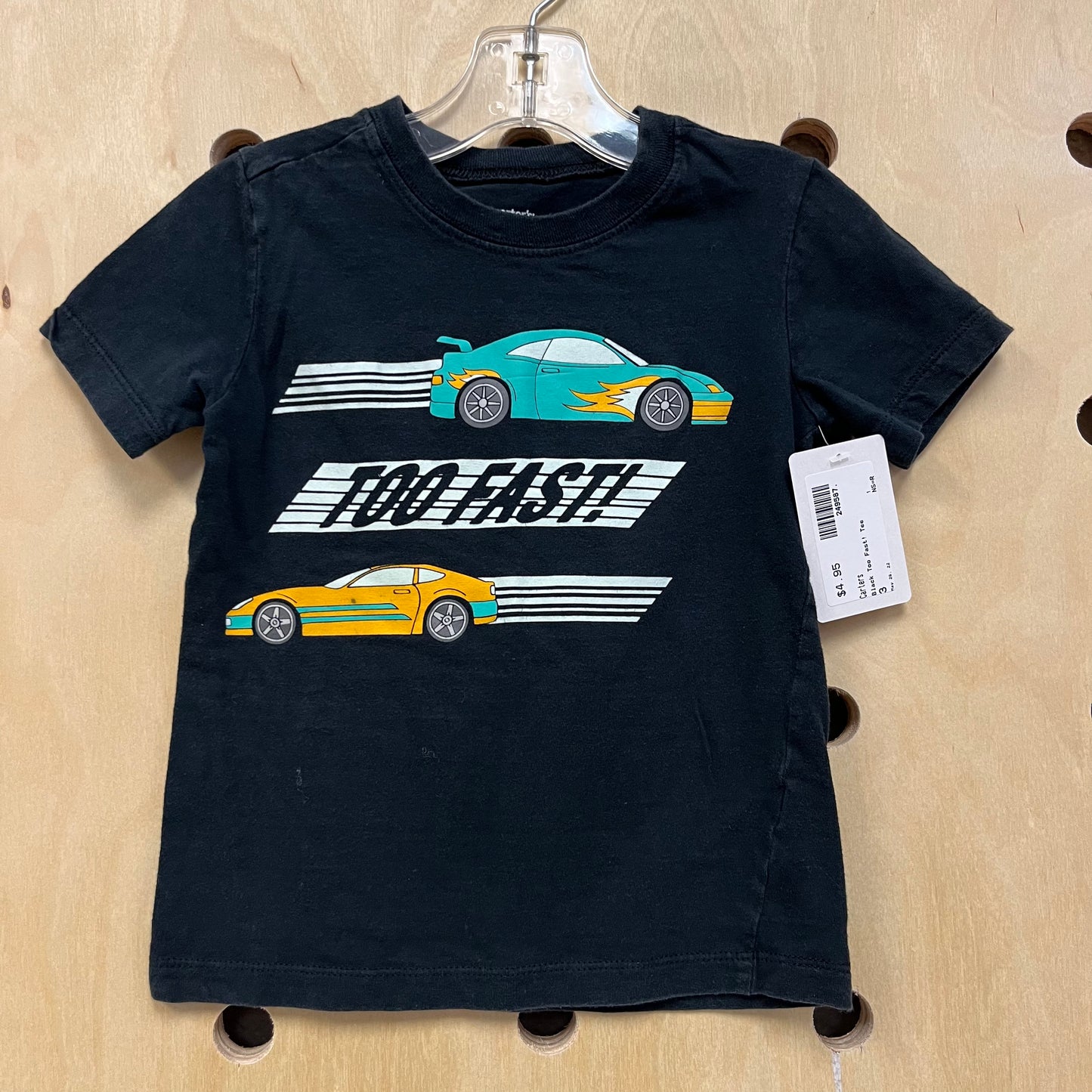 Black Too Fast! Tee