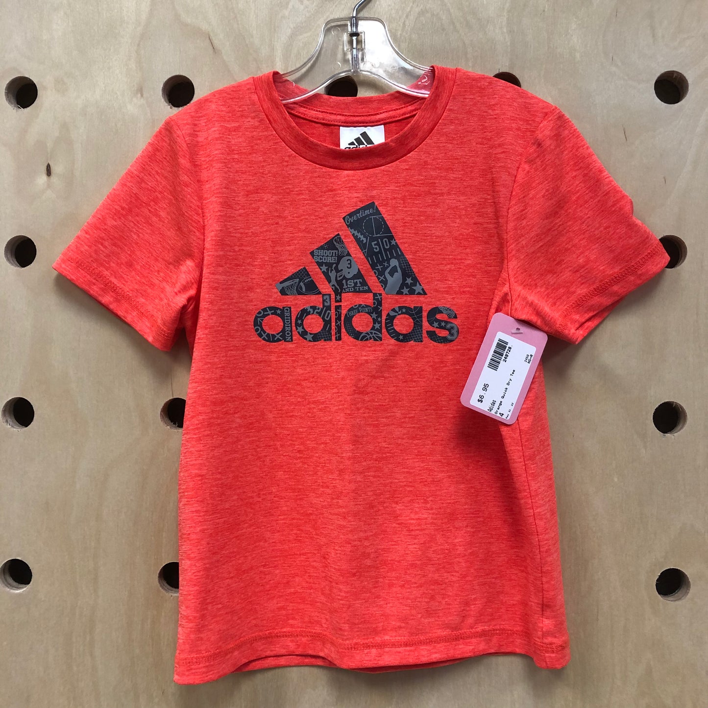 Orange Quick Dry Tee
