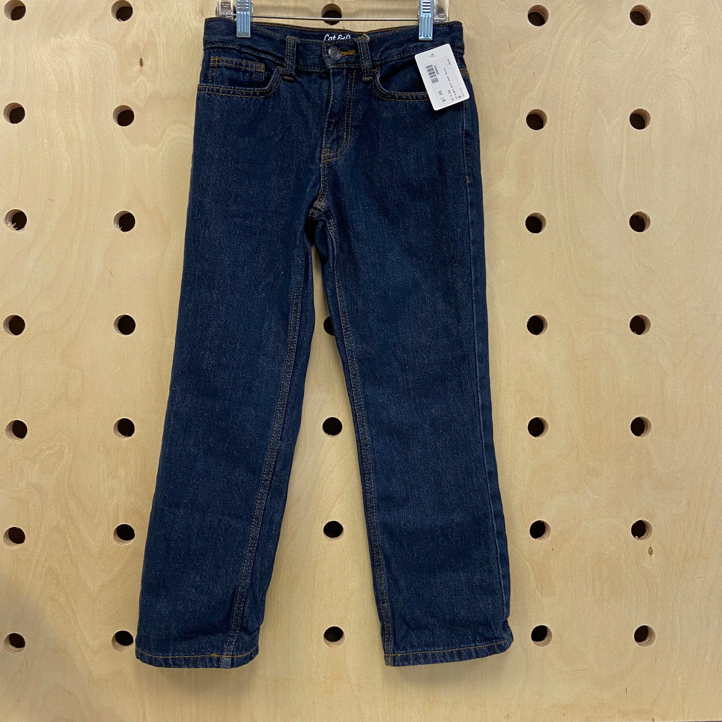 Straight Dark Wash Denim