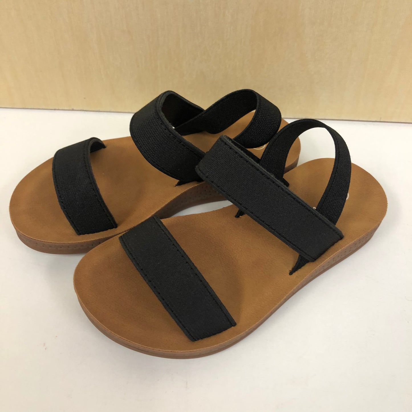 Black Strap Sandals NEW!