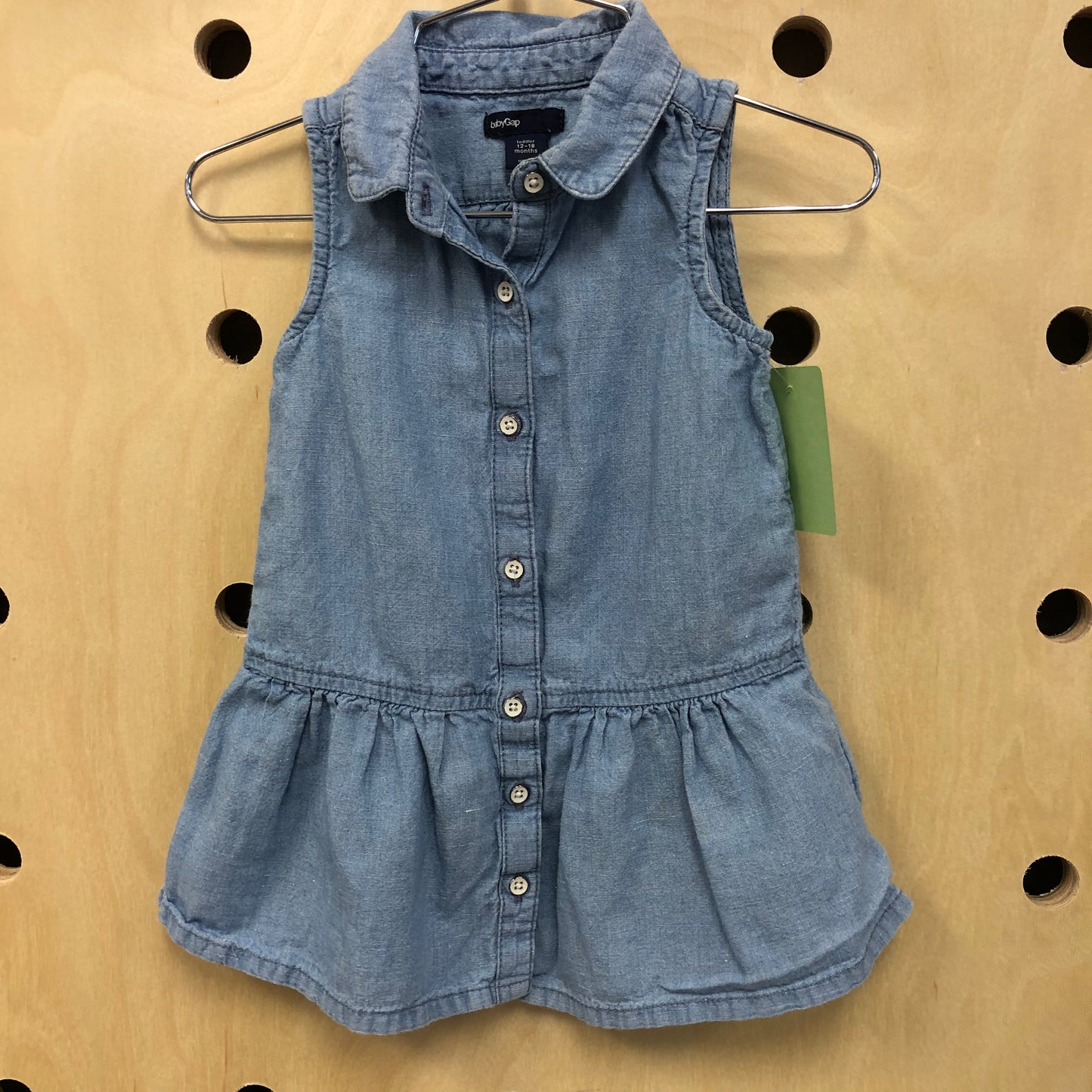 Denim Collar Dress
