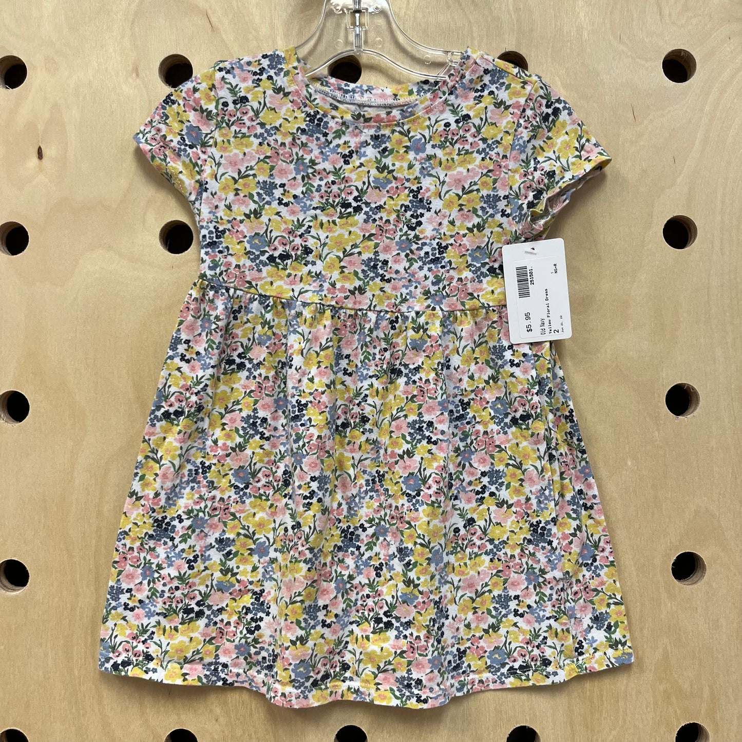 Yellow Floral Dress