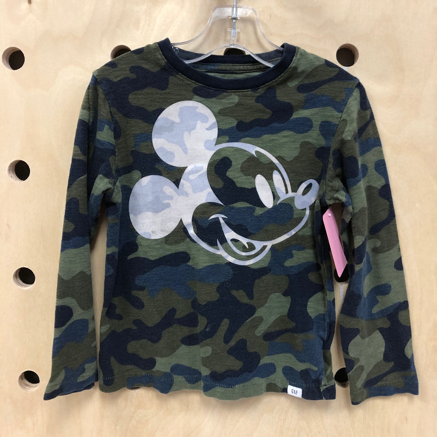 Mickey Camo LS Tee
