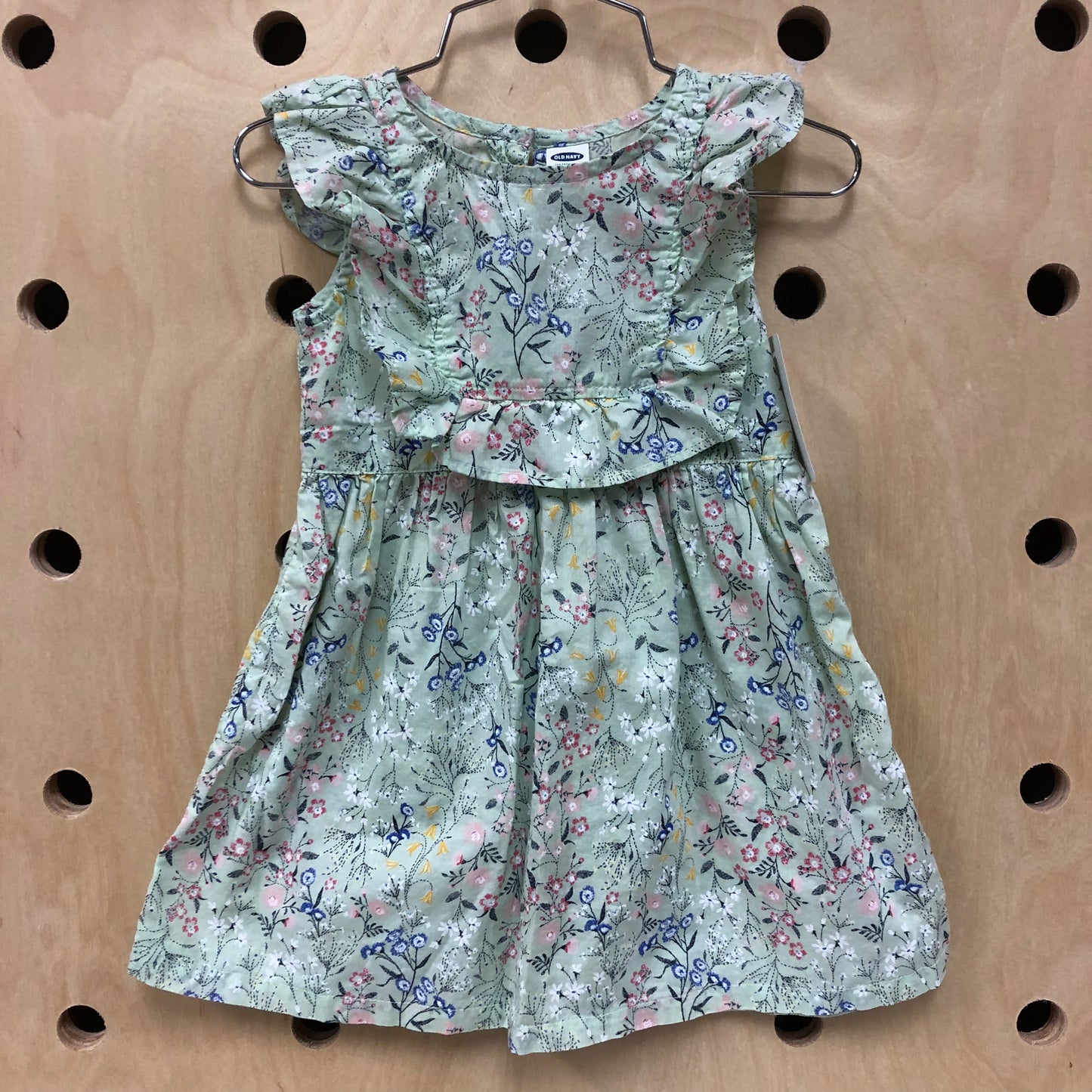 Mint Floral Dress