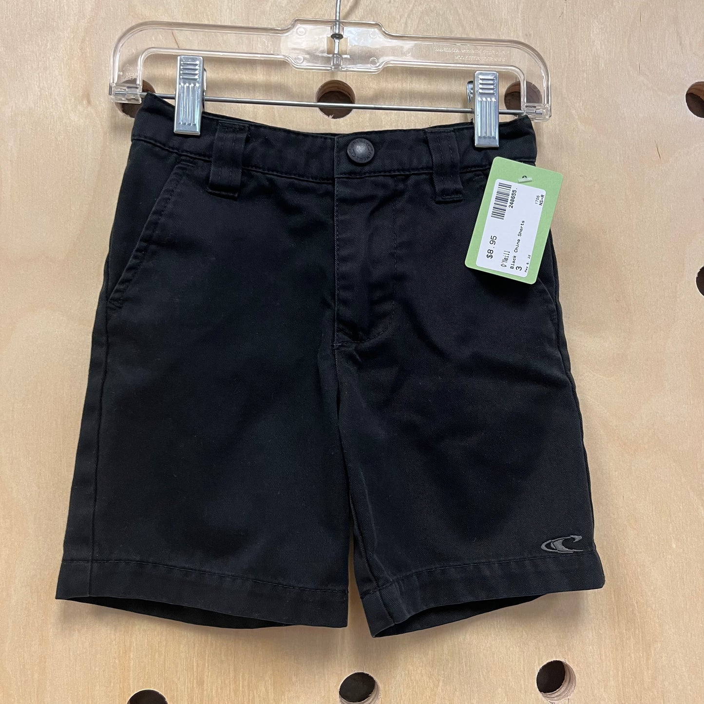 Black Chino Shorts