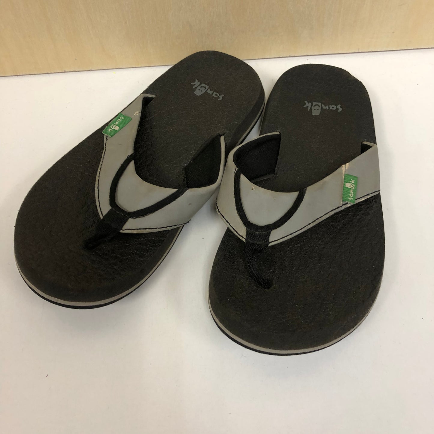 Grey Flip Flops
