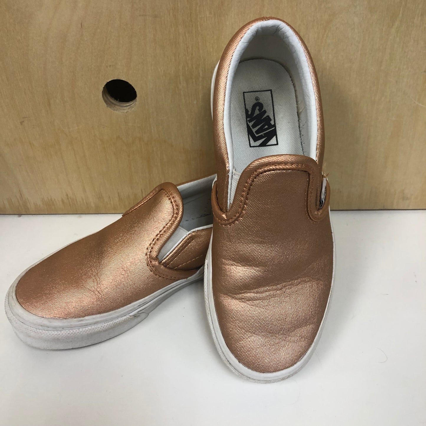 Rose Gold Slip Ons