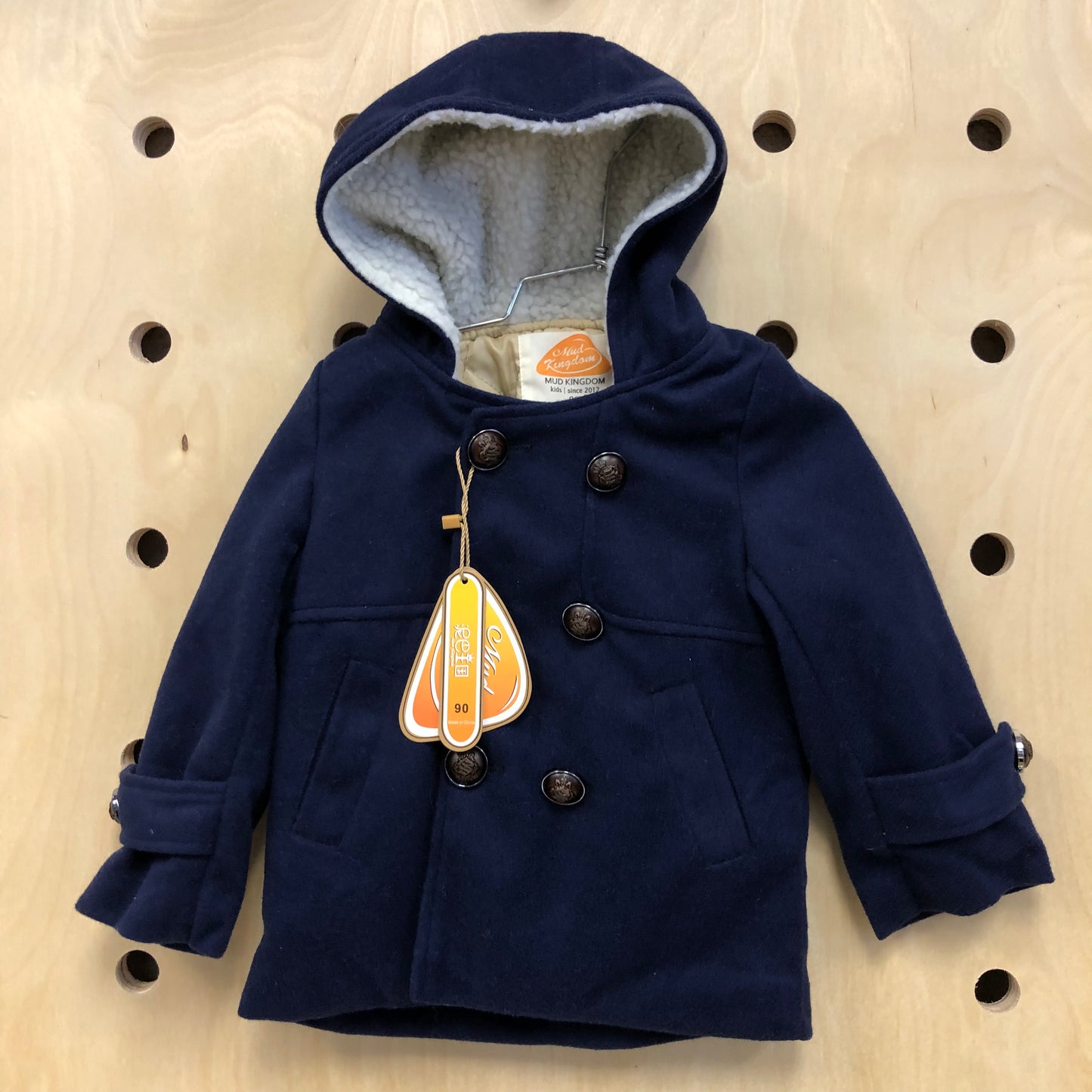 Blue Pea Coat Jacket NEW!