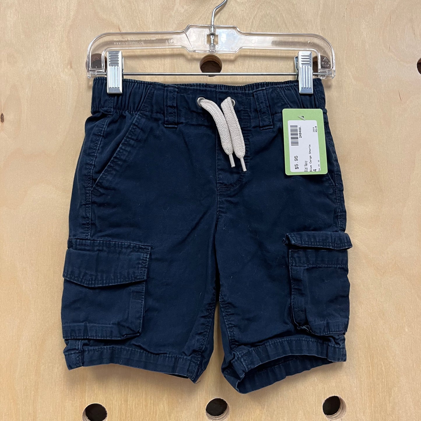 Blue Cargo Shorts