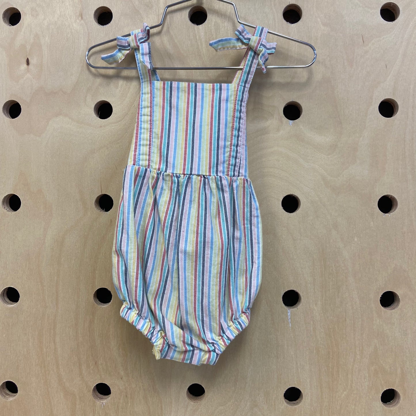Colorful Striped Bubble Romper