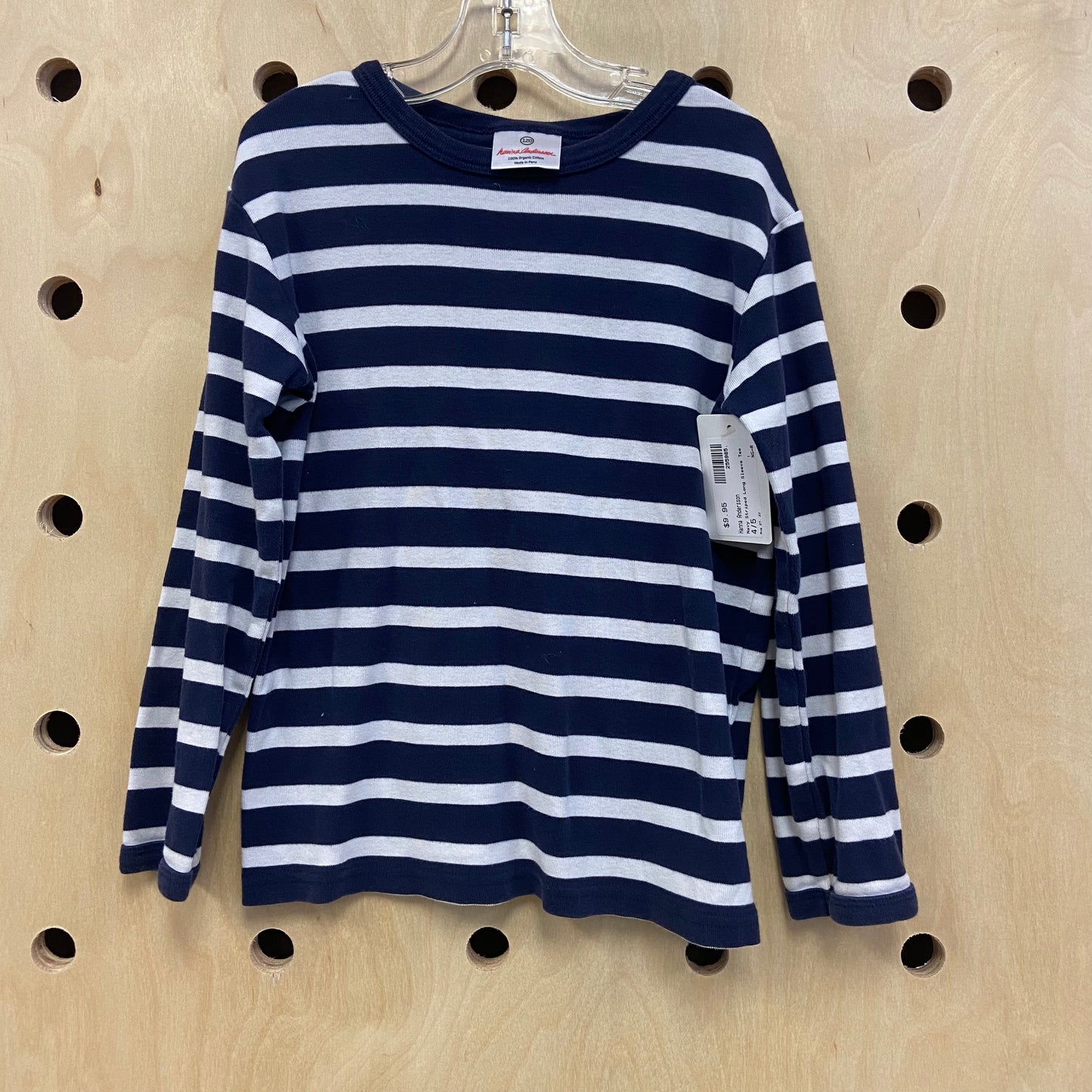 Navy Striped Long Sleeve Tee