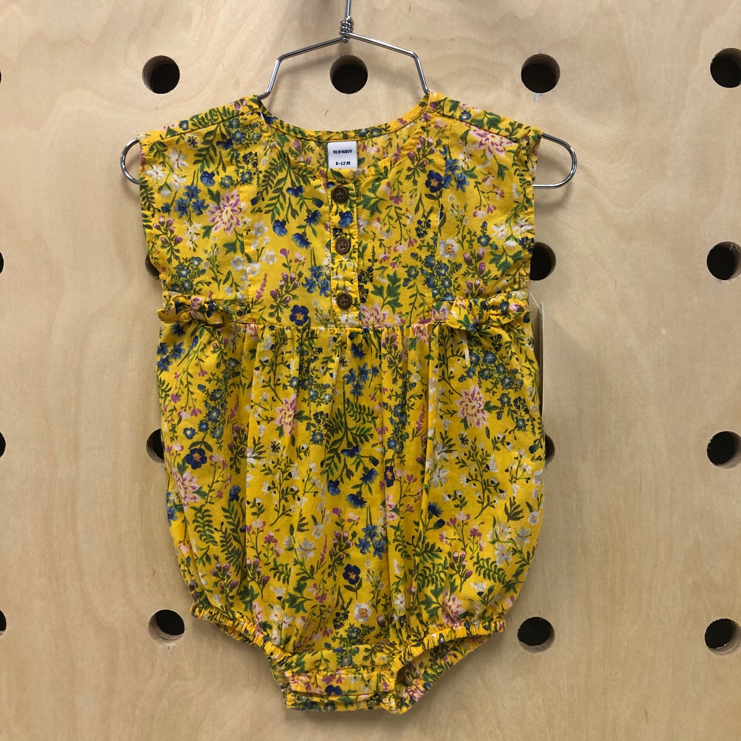 Yellow Floral Bodysuit