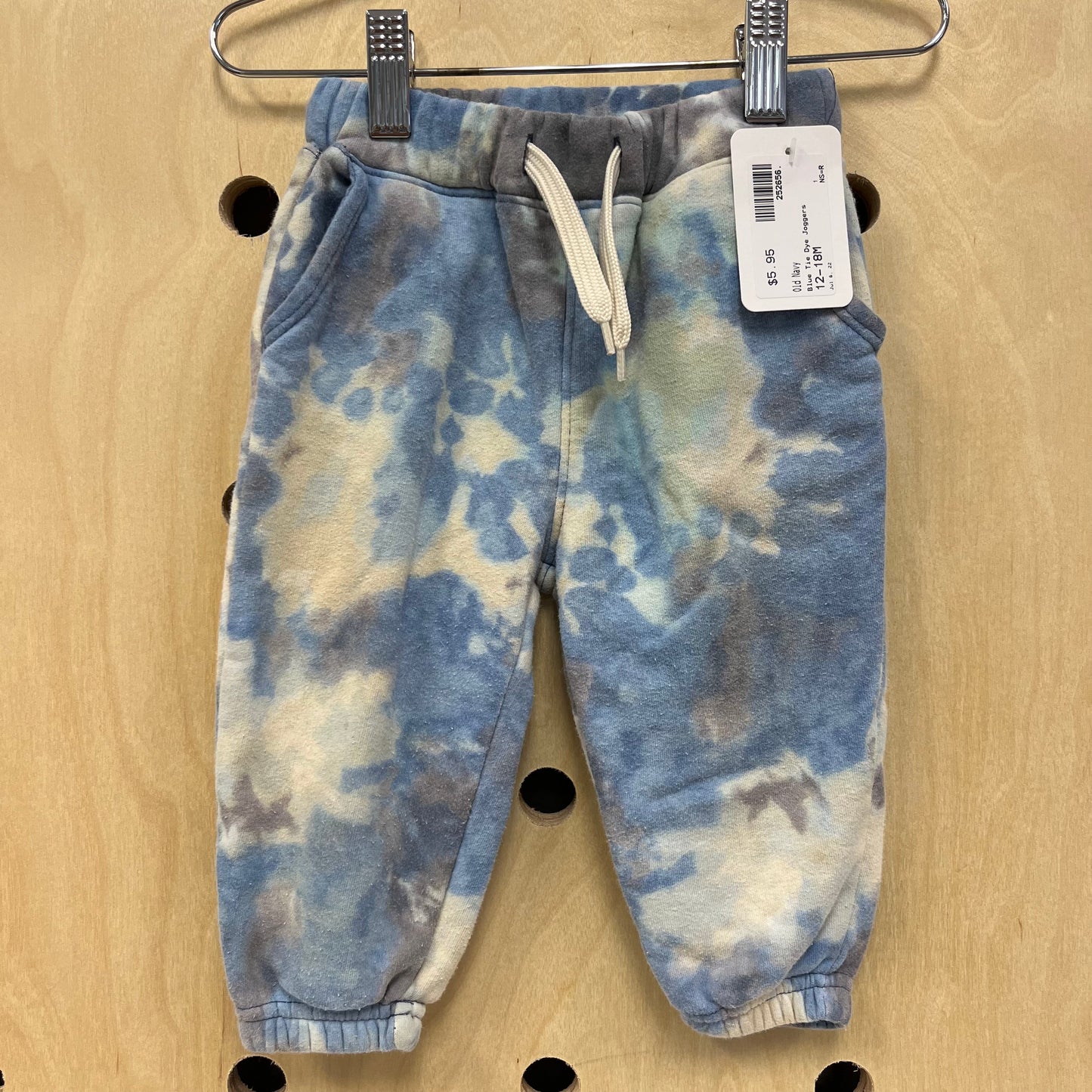 Blue Tie Dye Joggers