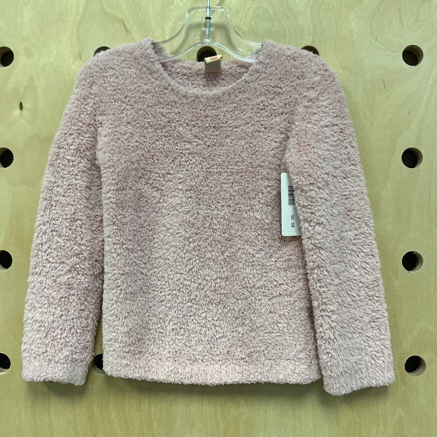 Pink Fuzzy Fleece Pullover