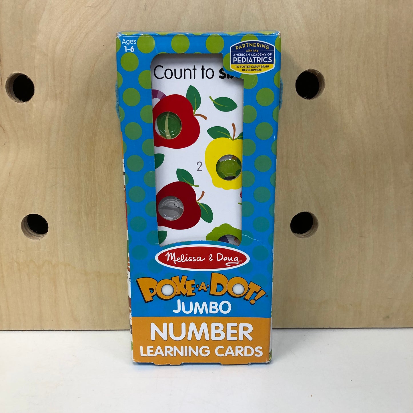 Poke a Dot Jumbo Number Cards