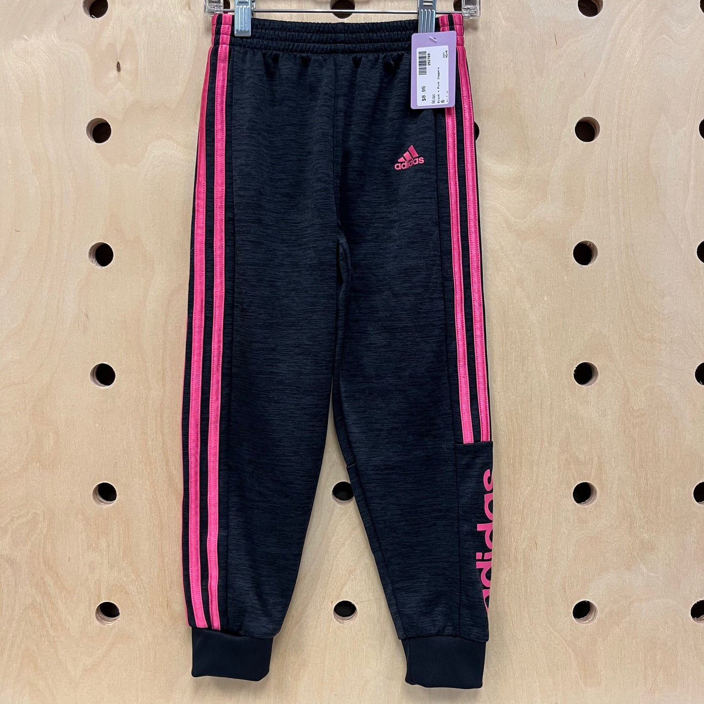 Black + Pink Joggers