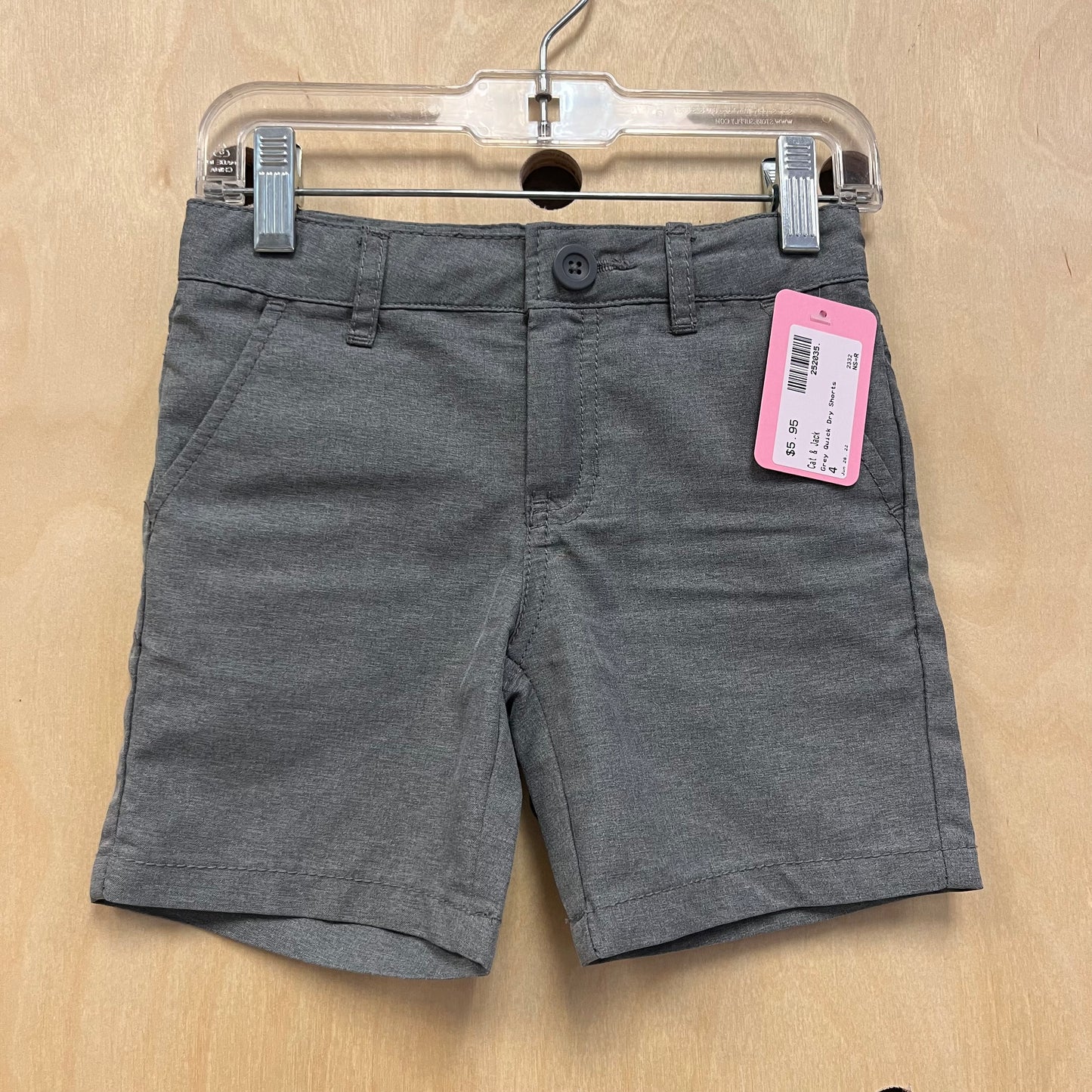 Grey Quick Dry Shorts