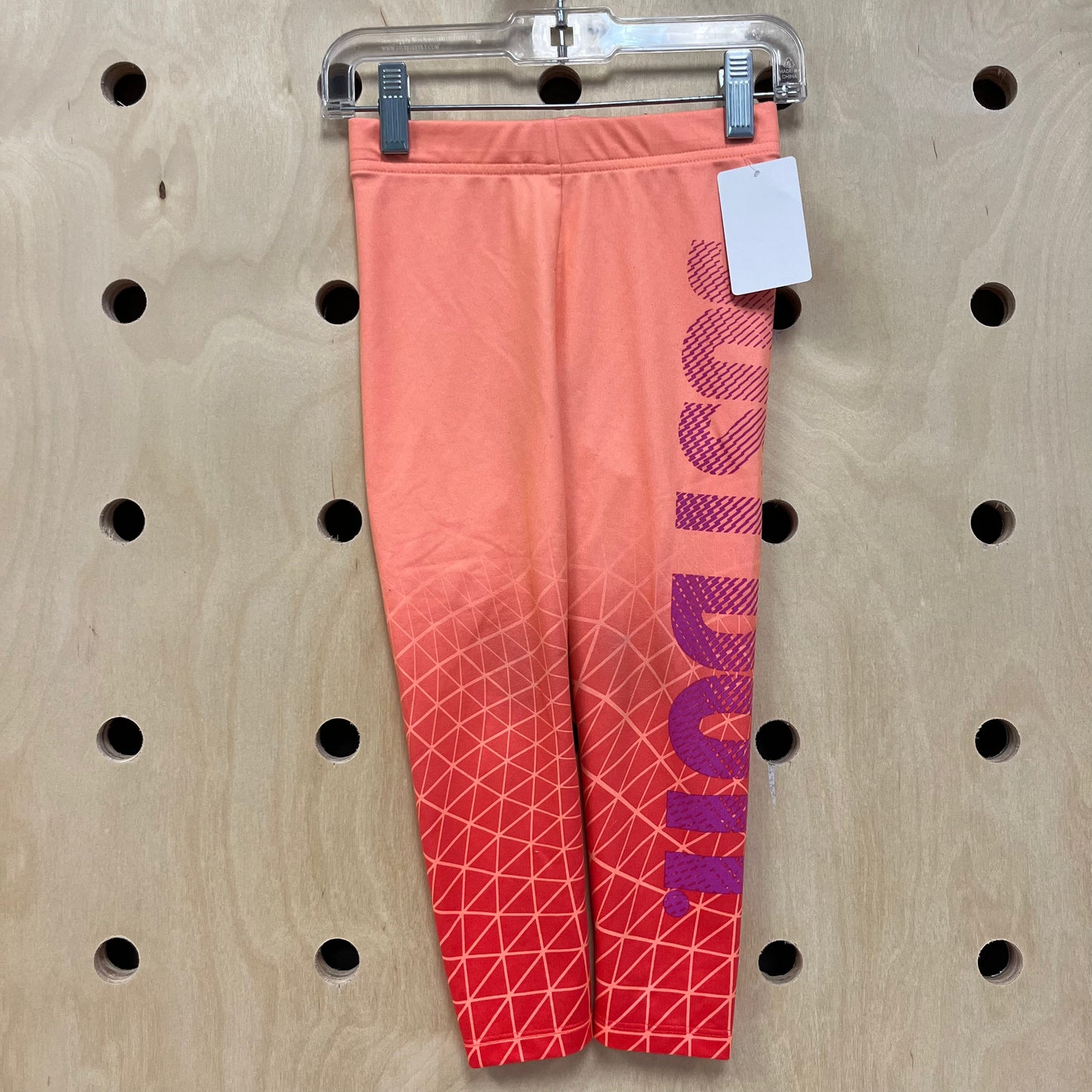 Orange Just Do It Leggings