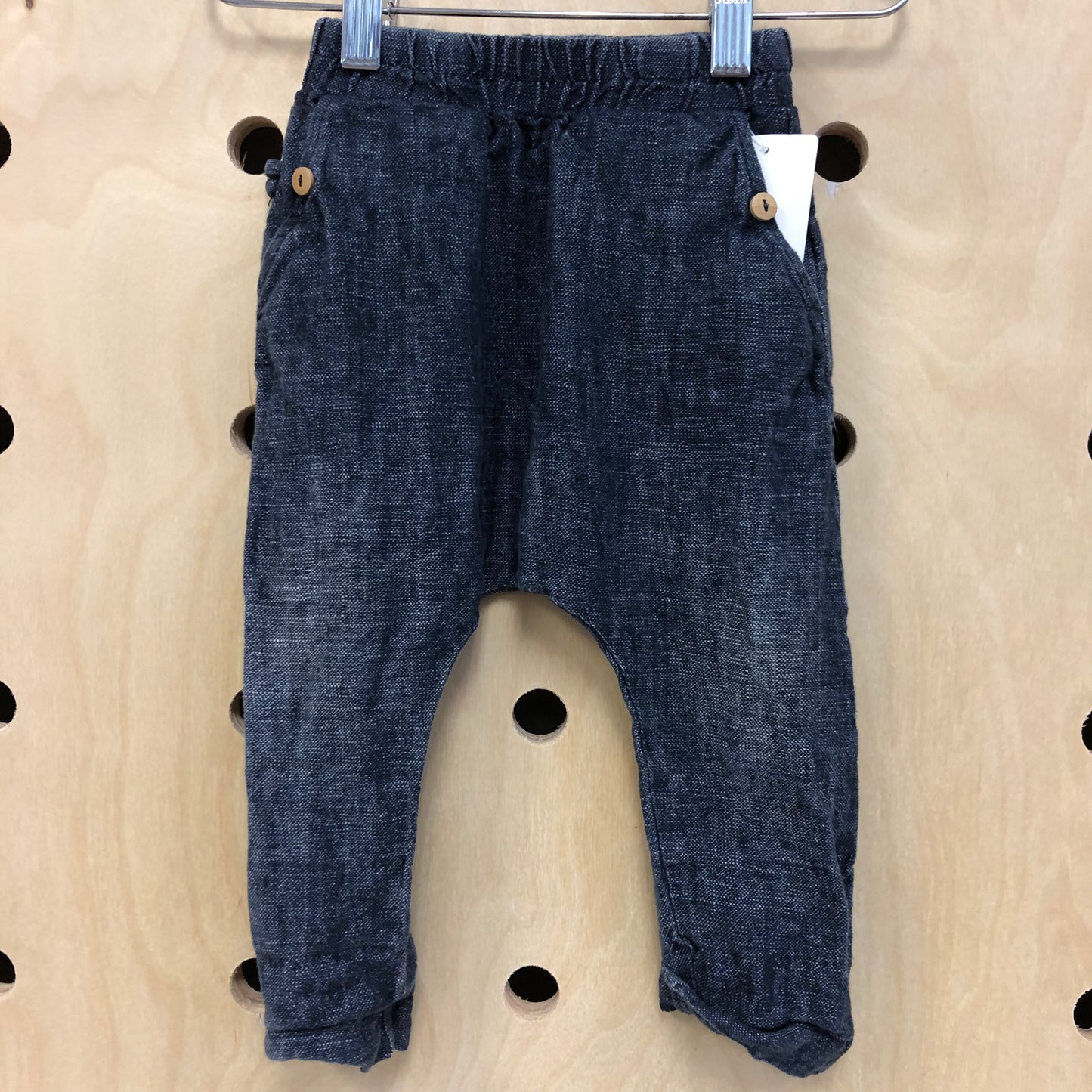 Chambray Harem Pants