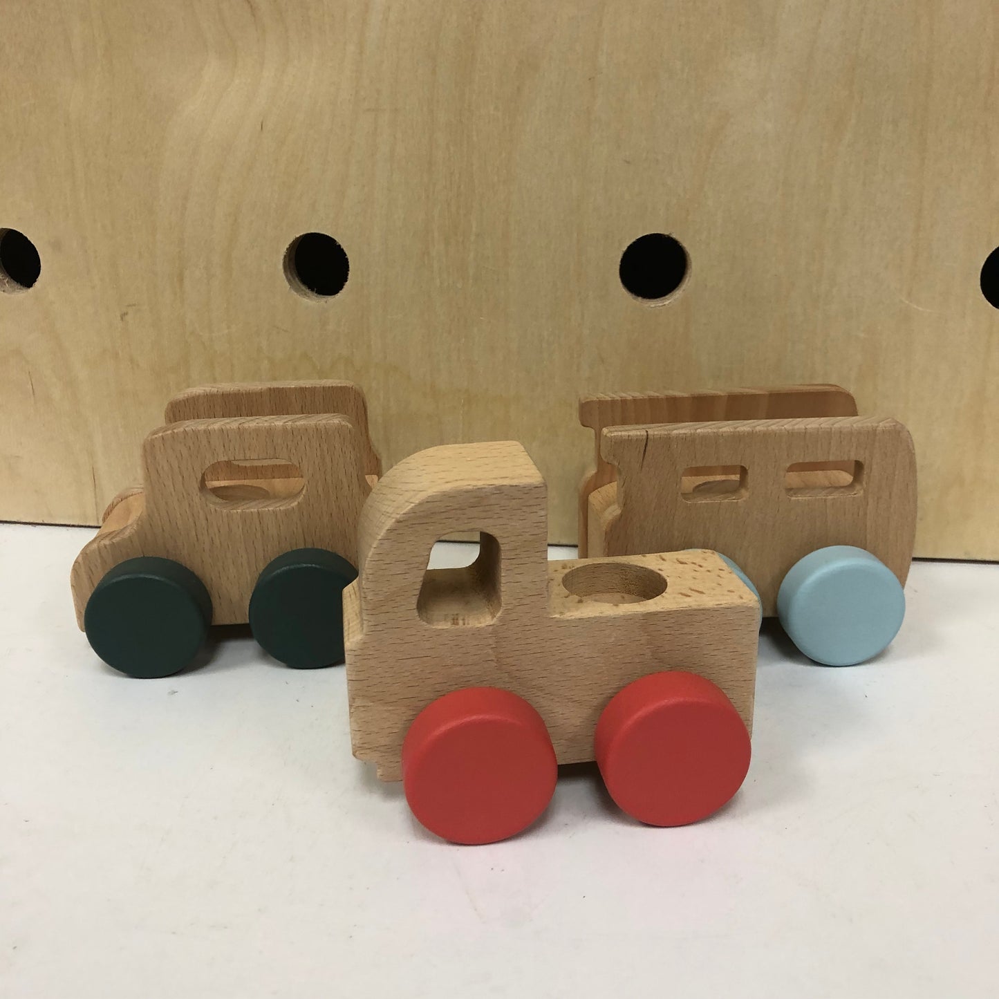 Wood Toy Car Set