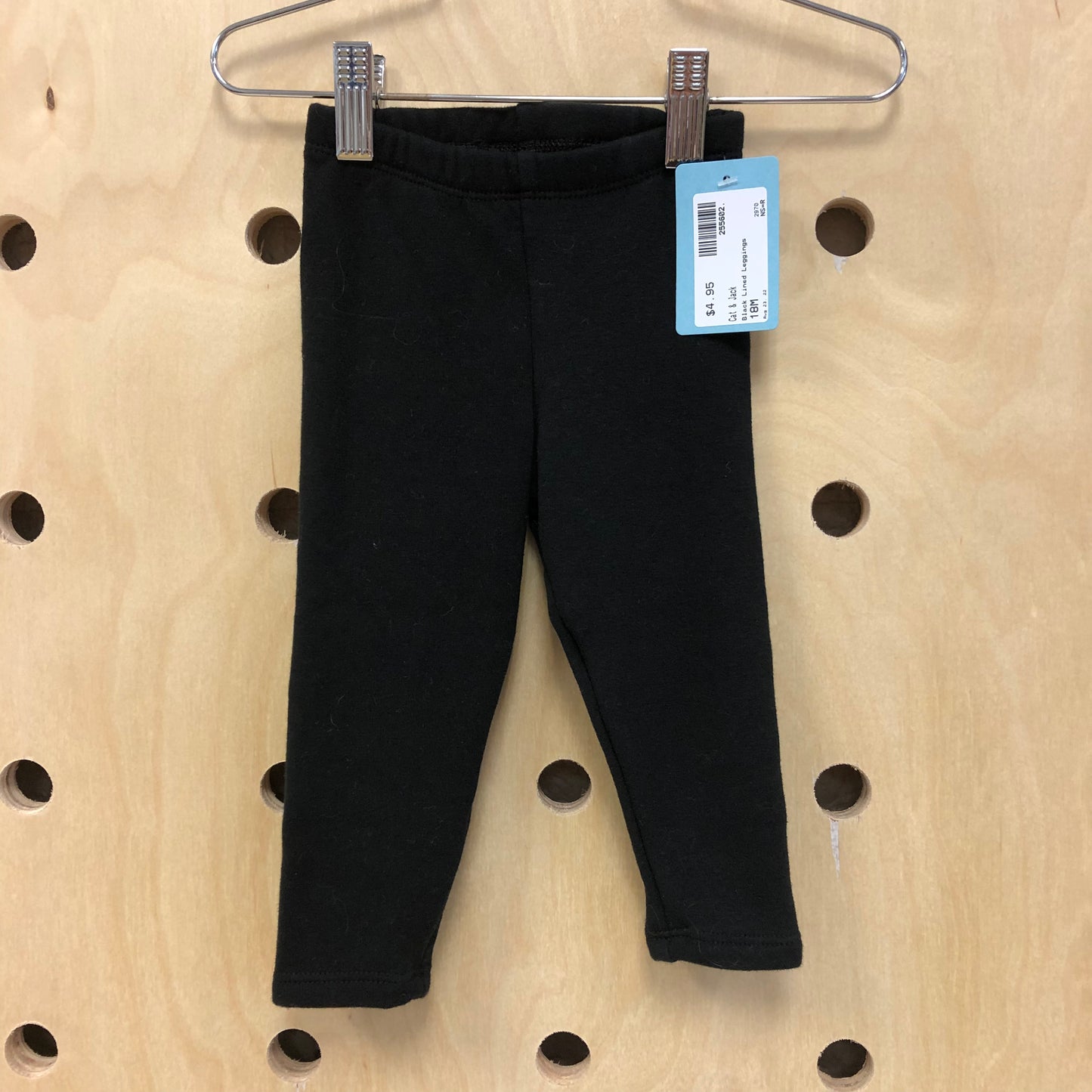 Black Lined Leggings