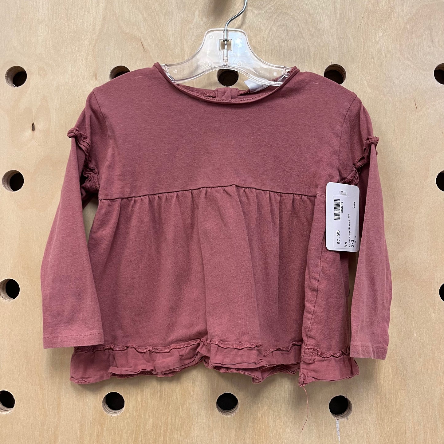Mauve Long Sleeve Top