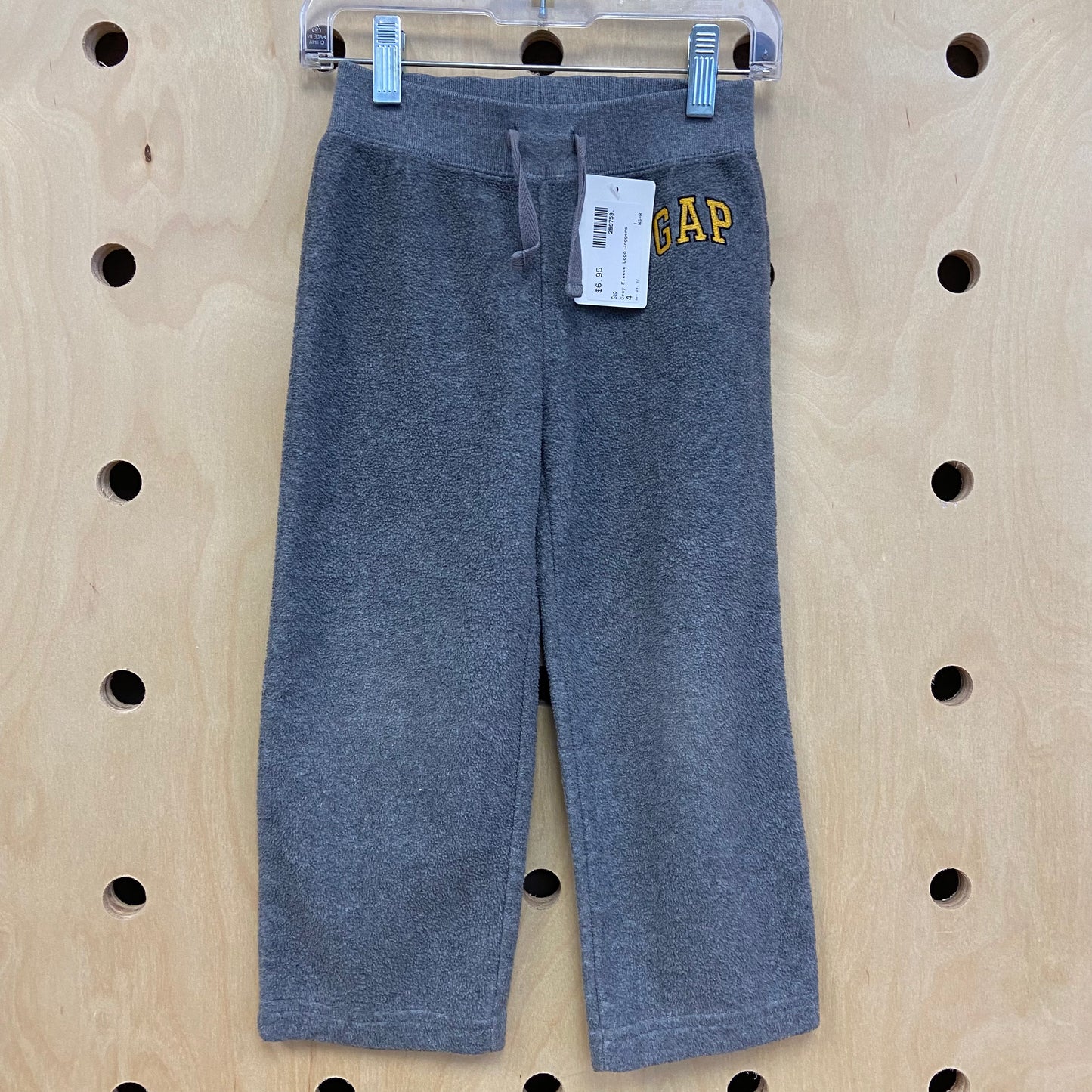 Grey Fleece Logo Joggers