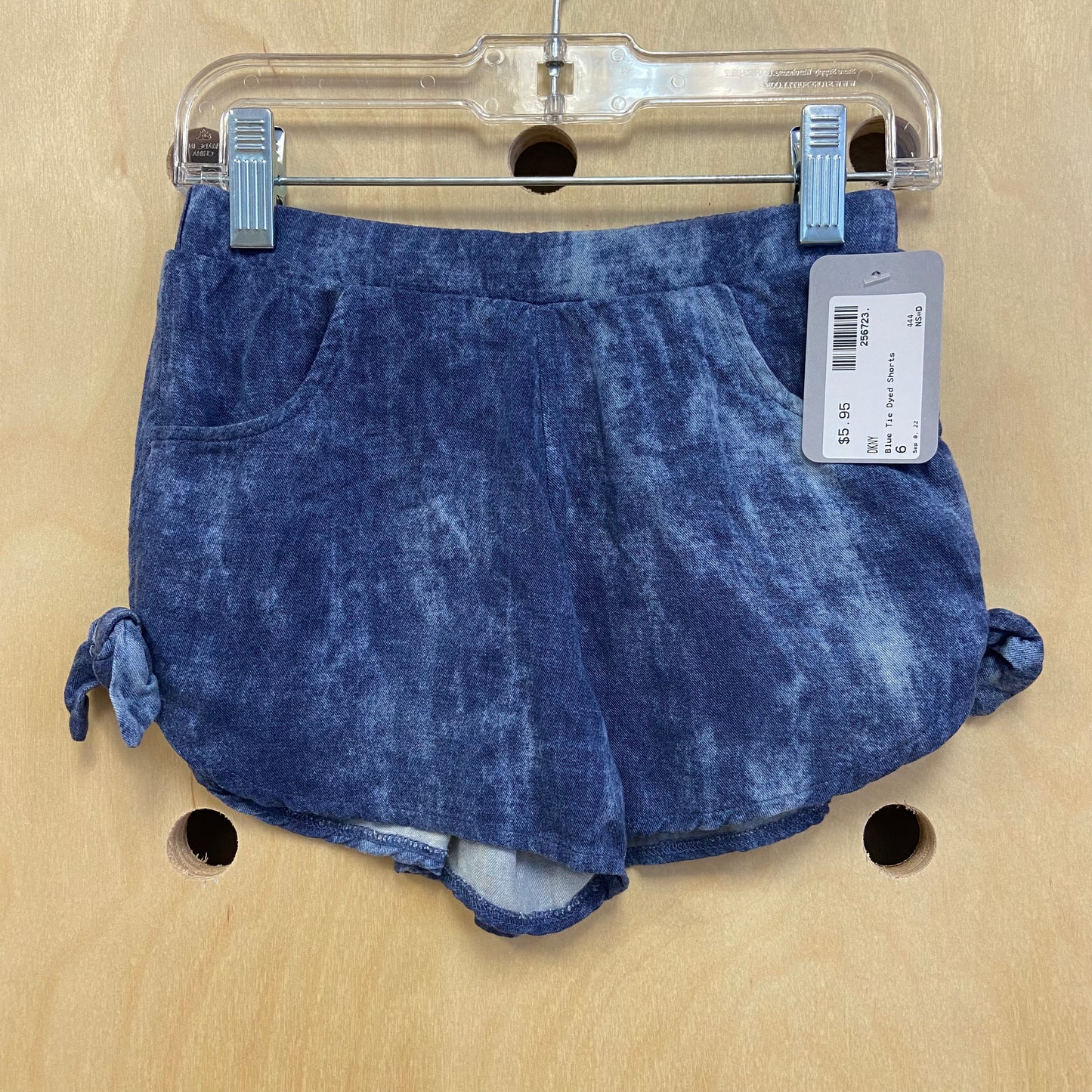 Blue Tie Dyed Shorts