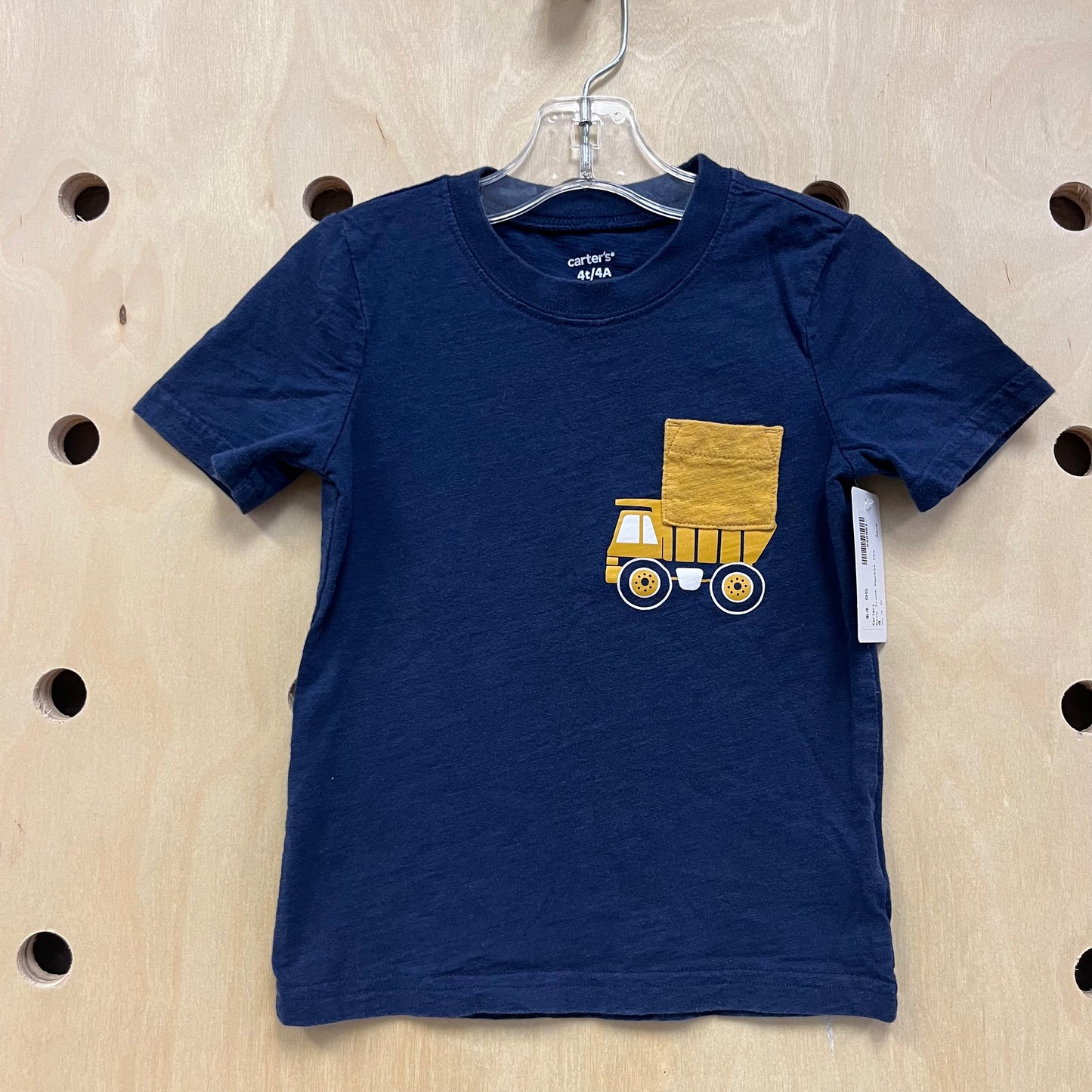 Navy Truck Pocket Tee